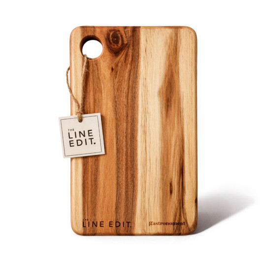 The Line Edit Acacia Serving Boards Hangtag